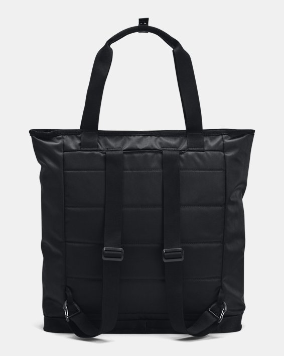 Women's UA Essentials Tote Backpack in Black image number 2